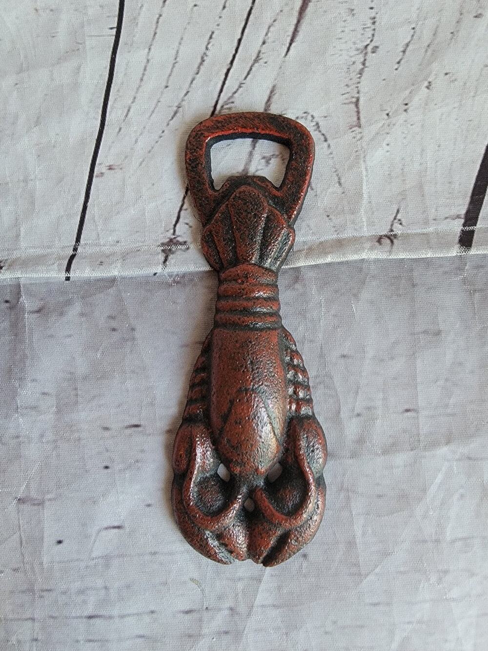 Vintage Cast Iron Lobster Maine Souvenir Beer Bottle Opener